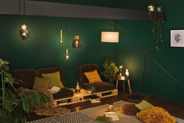 Paulmann 797.36, Svart, Brun, Glas, Kork, Universal, IP20, II, E27