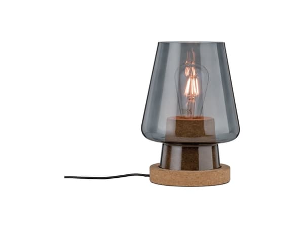 Paulmann 797.36, Svart, Brun, Glas, Kork, Universal, IP20, II, E27 Svart, Brun