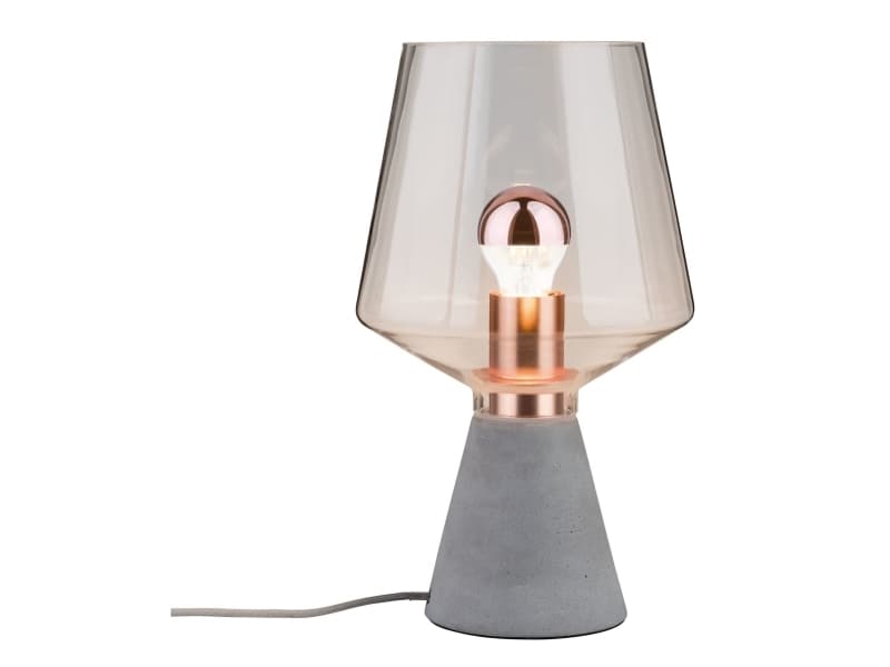 Paulmann 79665, Koppar, Grå, Transparent, Betong, Glas, Metall, Vardagsrum, II, E27, 1 lampor
