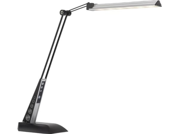 Brilliant Jaap G92734/06 LED-skrivebordslampe LED (RGB) LED indbygget 6 W Sort, Krom