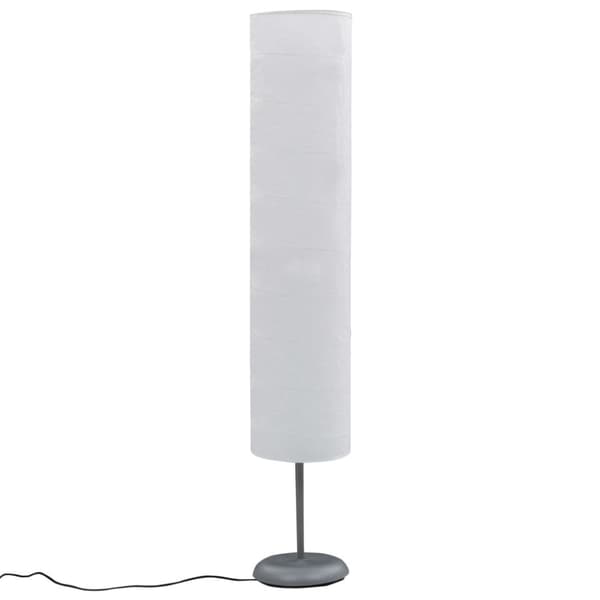 vidaXL Lattiavalaisin jalustalla 121 cm valkoinen E27