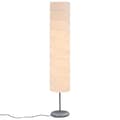 Miniatyrbild 2 av 5: vidaXL Golvlampa med stativ 121 cm vit E27