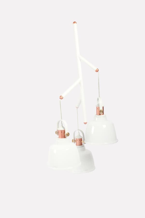 Loftslampe højdejusterbar