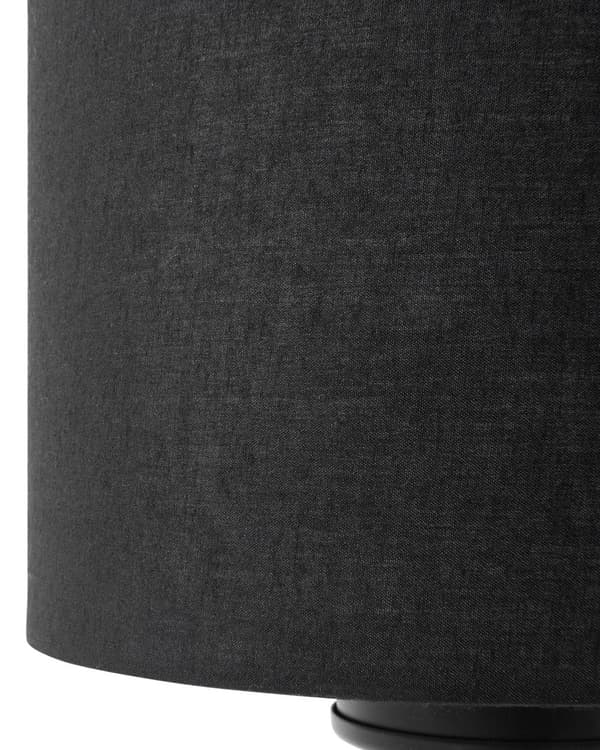 Pöytävalaisin musta 22 x 40 x 22 cm puu polypuuvilla 2 kpl rumpumainen kolmijalka max 25W