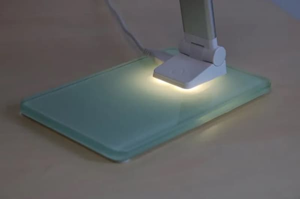 Unilux POPY, Hvit, Aluminium, Glass, Barnerom, Hjemme kontor, Stue, Kontor, LED, 3000 K, 7000 K