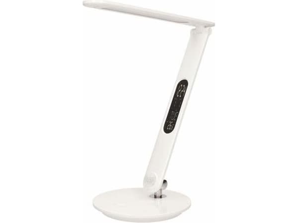 ORNO CRYSTAL LED DESK LAMP WITH DISPLAY 6.5W WHITE ...