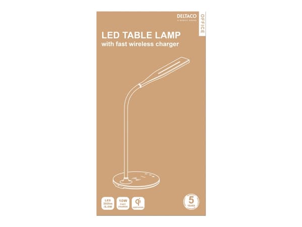 DELTACO Office - Skrivebordslampe - LED - 10 W