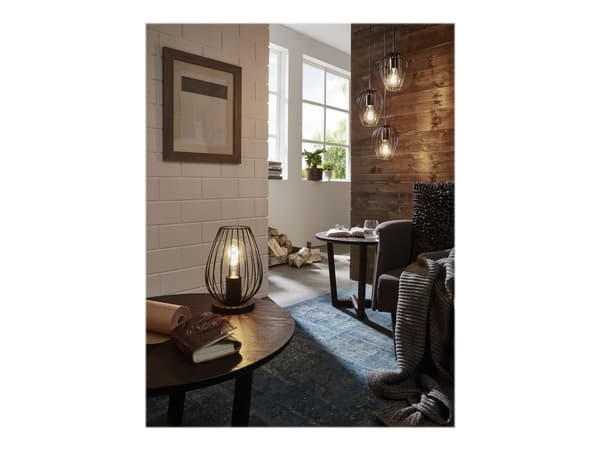 Eglo Newtown - Altanlampa - 1 uttag - E27 - svart