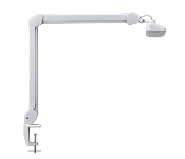 MAUL LED arbeidsplasslys Intro dimbar + klemfot hvit