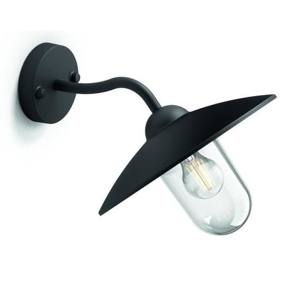 HAMMOCK-fallande utomhusvägglampa Svart L30cm svart Philips