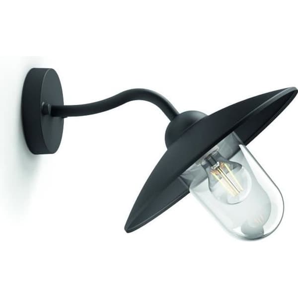 HAMMOCK-fallande utomhusvägglampa Svart L30cm svart Philips Sort