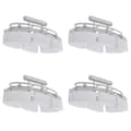 Miniatyrbillede 2 af 7: vidaXL loftlampe med ellipseformede glasskærme 4 stk. E14
