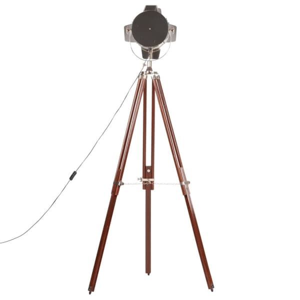 vidaXL Gulvlampe med stativ heltre mango 180 cm