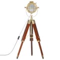 Miniatyrbilde 5 av 11: vidaXL Gulvlampe med stativ heltre mango 69 cm
