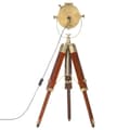 Miniatyrbilde 6 av 11: vidaXL Gulvlampe med stativ heltre mango 69 cm