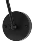 Miniatyrbild 9 av 10: Vägglampa 2 st Svart Metall Justerbar Arm Industriell