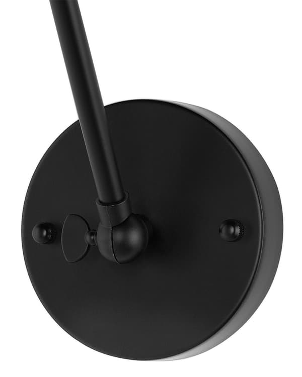 Vägglampa 2 st Svart Metall Justerbar Arm Industriell