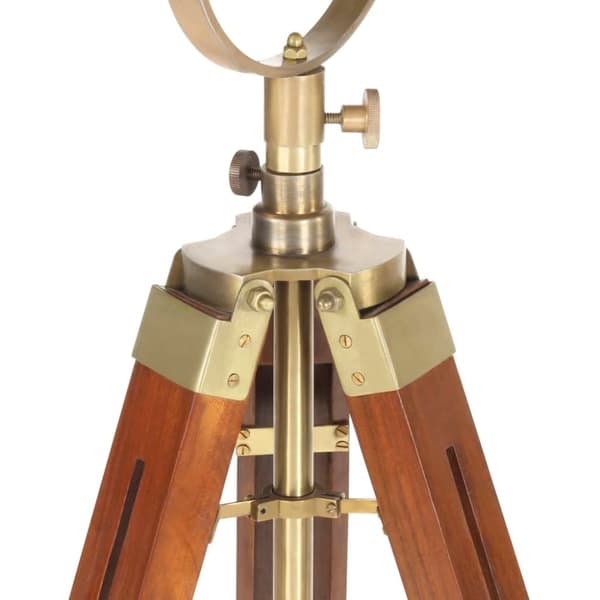 vidaXL Gulvlampe med stativ heltre mango 165 cm