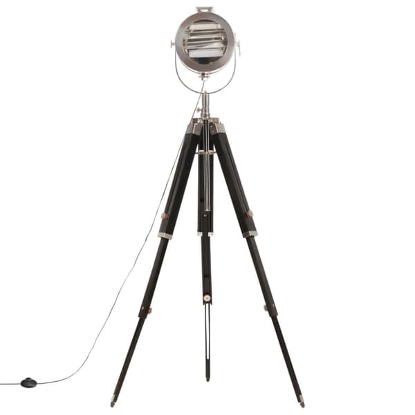 vidaXL gulvlampe med trefod 165 cm massivt mangotræ