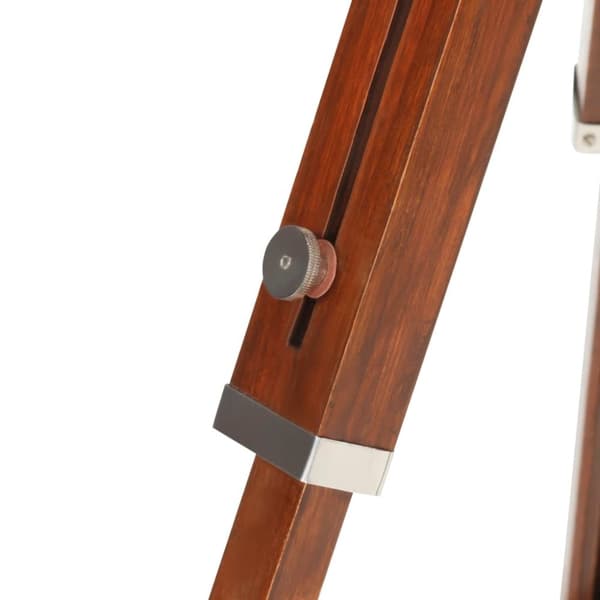 vidaXL gulvlampe med trefod 165 cm massivt mangotræ