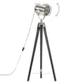 Miniatyrbillede 3 af 11: vidaXL gulvlampe med trefod 97 cm massivt mangotræ sort