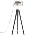 Miniatyrbillede 4 af 11: vidaXL gulvlampe med trefod 97 cm massivt mangotræ sort