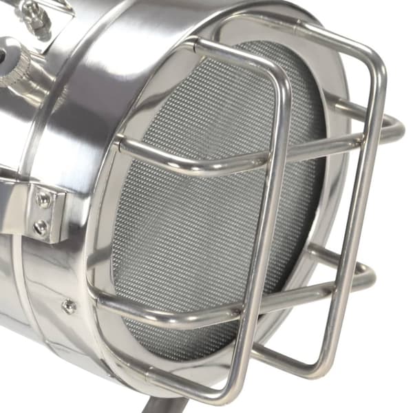 vidaXL gulvlampe med trefod 97 cm massivt mangotræ sort