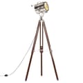Miniatyrbillede 1 af 11: vidaXL gulvlampe med trefod 180 cm massivt mangotræ