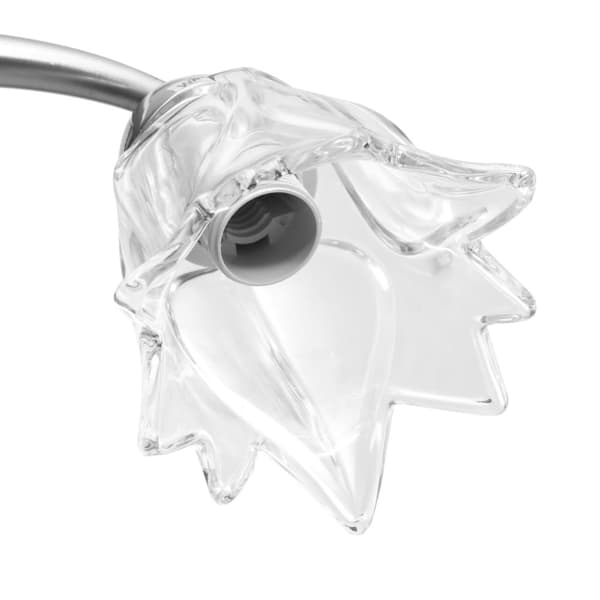 vidaXL loftlampe transparente glasskærme til 3 E14-pærer tulipanform