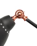 Miniatyrbillede 7 af 9: Væglamper Grafitgrå Metal Sæt Små Lampeskærme Justerbar Svingarm Moderne Læselamper til Stuen Retro Design Lampetter til Pigeværelse