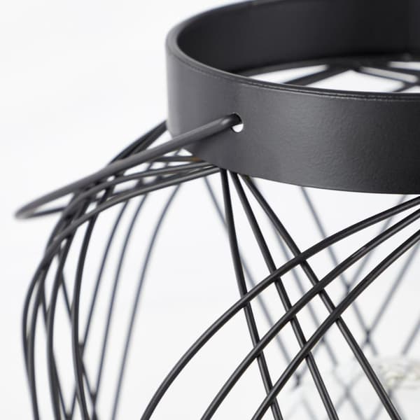 BRILLIANT lampa Brogan bordslampa svart / borstad mässing | 1x A60, E27, 60W, lämplig för normala lampor (ingår ej) | Skala A ++ till E | Lämplig för