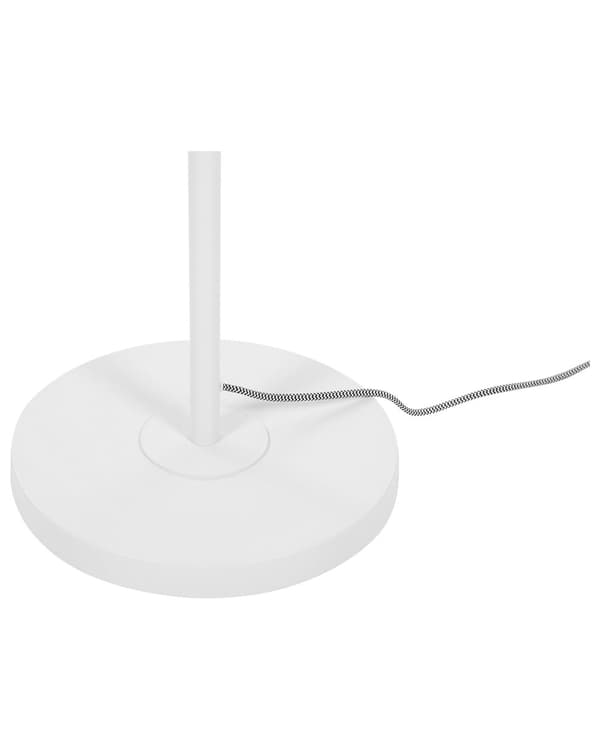 Skrivebordslampe Hvid Metal 156 cm Spotlight Skærm Justerbar Industrielt Design