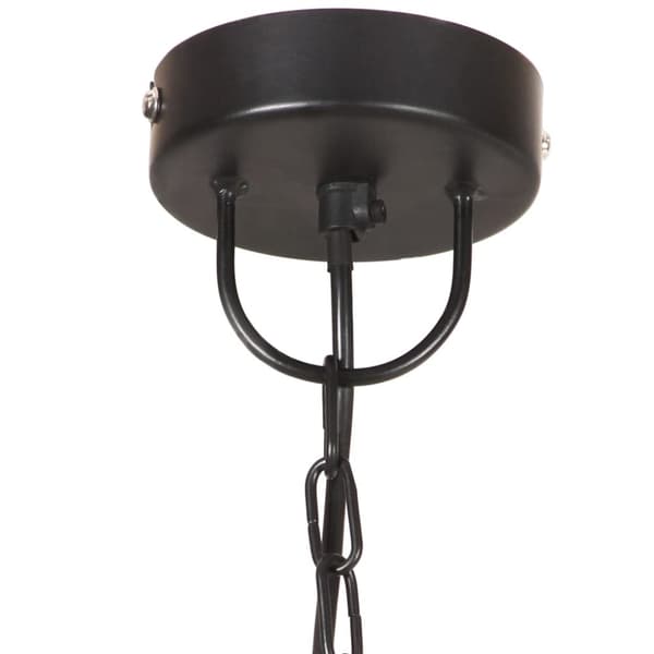 vidaXL industriel hængelampe 25 W rund 42 cm E27 mat sort