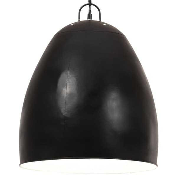vidaXL industriel hængelampe 25 W rund 42 cm E27 mat sort
