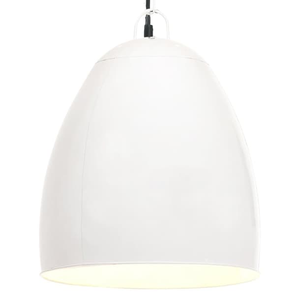 vidaXL industriel hængelampe 25 W rund 42 cm E27 hvid