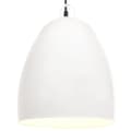 Miniatyrbilde 1 av 9: vidaXL Industriell hengelampe 25 W hvit rund 42 cm E27