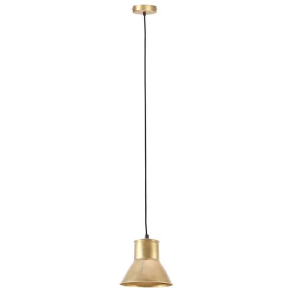 vidaXL hængelampe 25 W rund 17 cm E27 messingfarvet