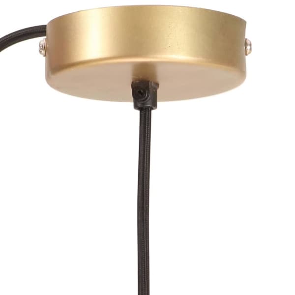 vidaXL hængelampe 25 W rund 17 cm E27 messingfarvet