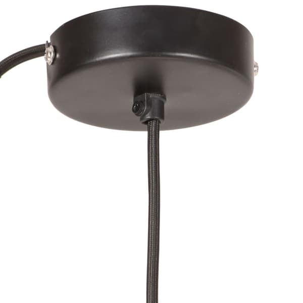 vidaXL hængelampe 25 W rund 17 cm E27 sort