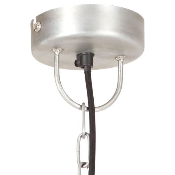 vidaXL industriel hængelampe 25 W rund 42 cm E27 sølvfarvet