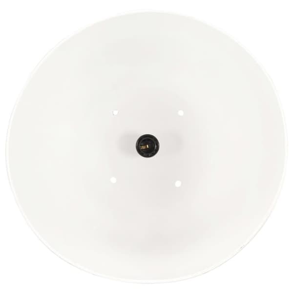 vidaXL industriel hængelampe 25 W rund 32 cm E27 hvid