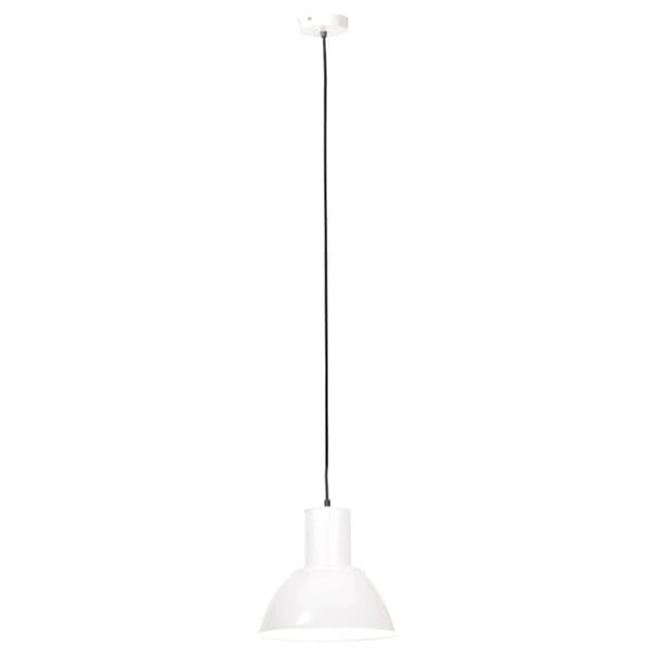 vidaXL Hengelampe 25 W hvit rund 28,5 cm E27