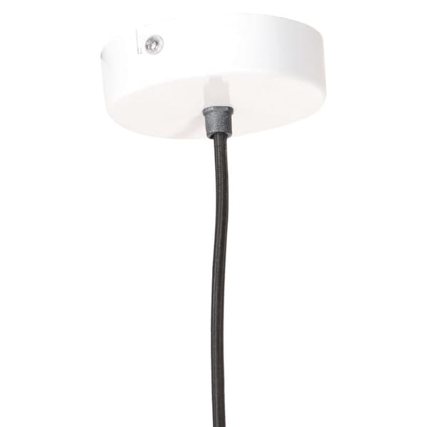 vidaXL Hengelampe 25 W hvit rund 28,5 cm E27