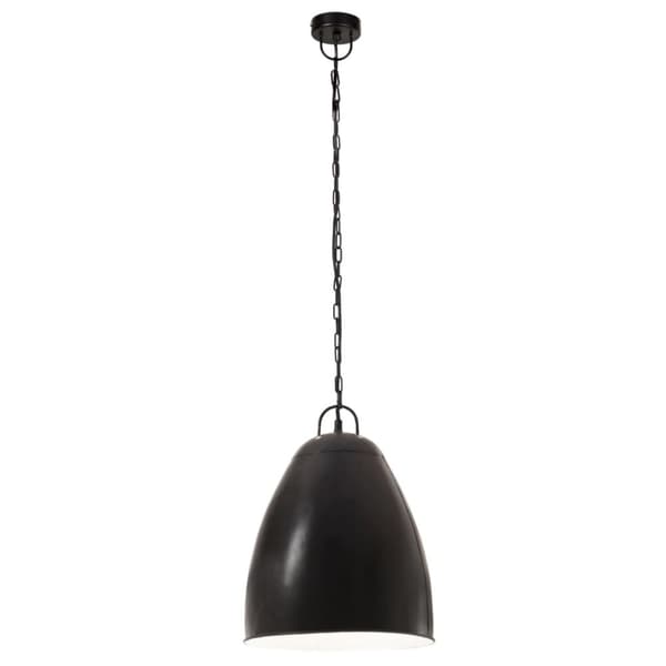 vidaXL Industriell hengelampe 25 W svart rund 32 cm E27