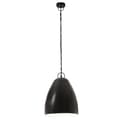 Miniatyrbillede 4 af 9: vidaXL industriel hængelampe 25 W rund 32 cm E27 mat sort