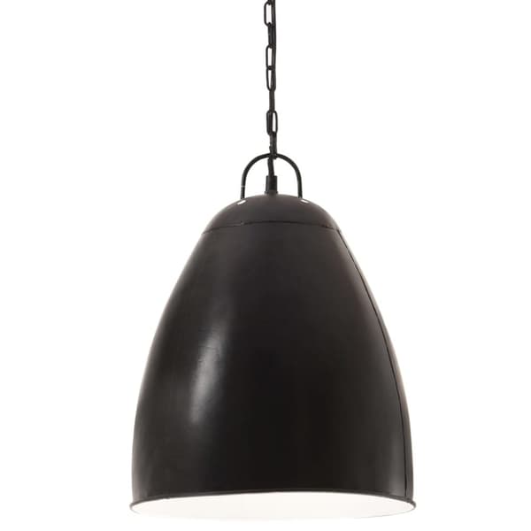 vidaXL industriel hængelampe 25 W rund 32 cm E27 mat sort