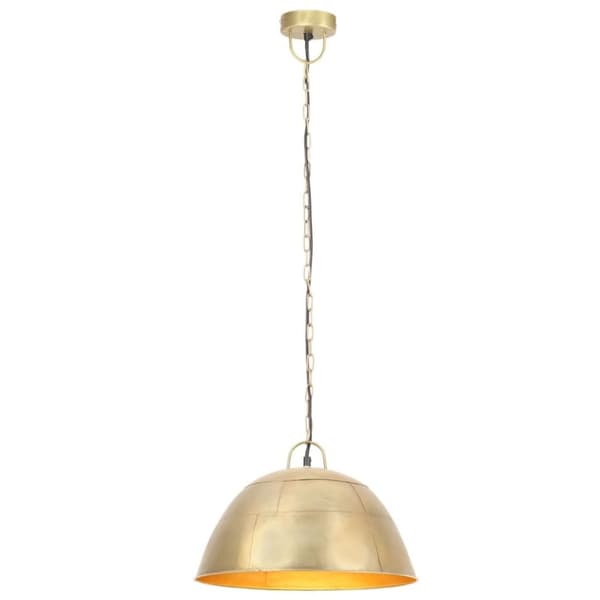 vidaXL Industriell vintage hengelampe 25 W messing rund 41 cm E27