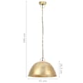 Miniatyrbilde 11 av 11: vidaXL Industriell vintage hengelampe 25 W messing rund 41 cm E27