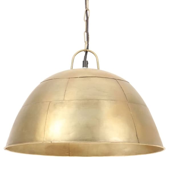 vidaXL Industriell vintage hengelampe 25 W messing rund 41 cm E27