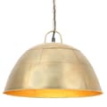 Miniatyrbilde 1 av 11: vidaXL Industriell vintage hengelampe 25 W messing rund 41 cm E27